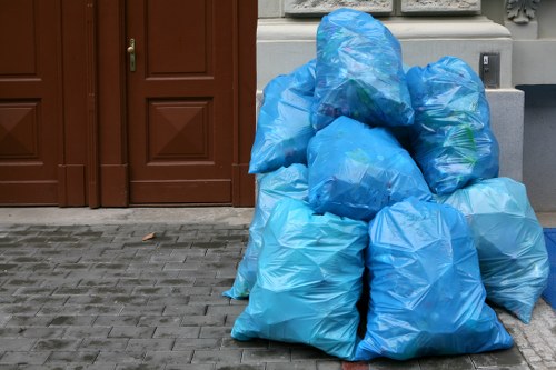 Smart waste bins with sensors installed in South London