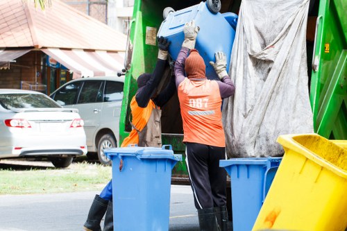 Eco-friendly furniture recycling process in action