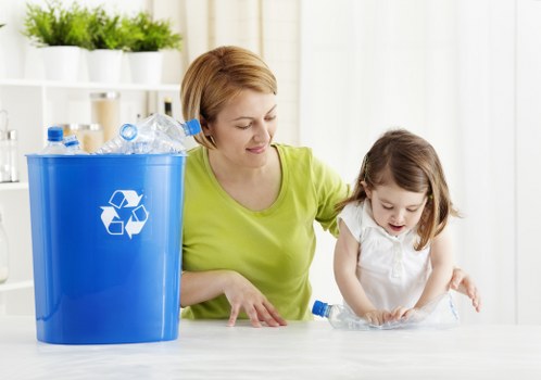 Community members participating in a South London recycling program